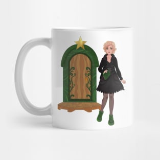 Gia and her door Mug